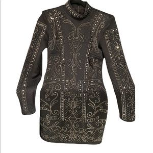 Bebe - bedazzled mini dress XS